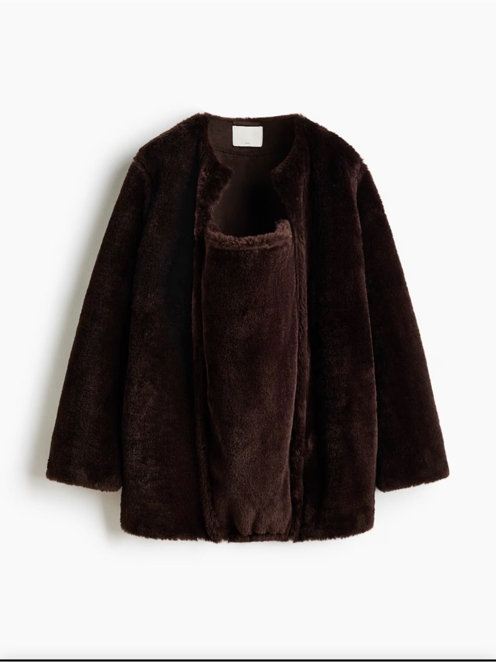 H&M MAMA BEFORE & AFTER BABYWEARING JACKET | DARK BROWN | M